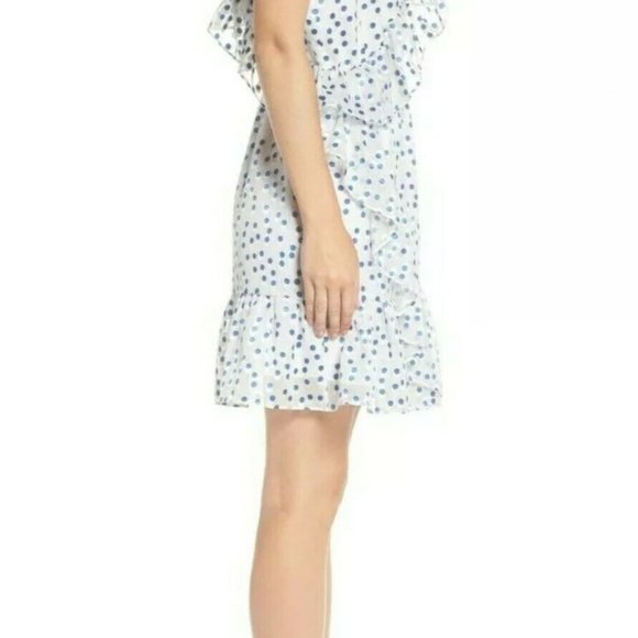 NWT Lilly Pulitzer Madelina Dress in Bennet Blue Polka Dot - Picture 4 of 5